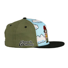 Load image into Gallery viewer, Cheech and Chong Super Bario Bros Green Snapback Hat