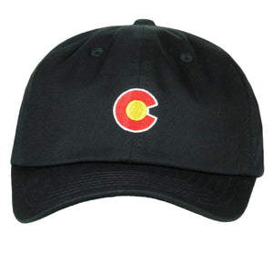 CO Flag Black Dad Hat