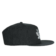 Load image into Gallery viewer, Ras Terms Black Snapback
