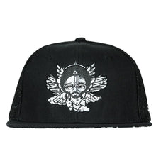 Load image into Gallery viewer, Ras Terms Black Snapback
