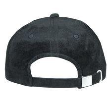 Load image into Gallery viewer, Polar Bear Black Suede Dad Hat
