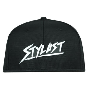 Stylust Ripstop Black Snapback Hat