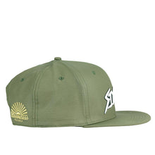 Load image into Gallery viewer, Stylust Ripstop Olive Snapback Hat
