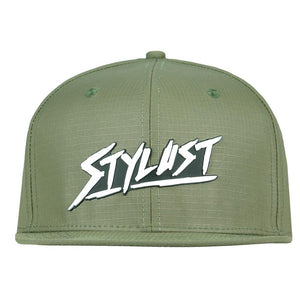 Stylust Ripstop Olive Snapback Hat