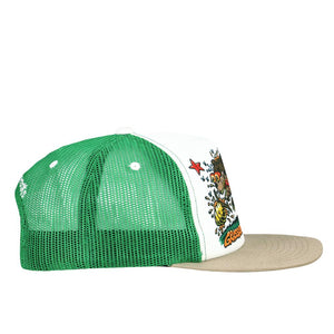 Jimbo Phillips Cali Bear Green Trucker Snapback Hat