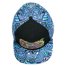 Load image into Gallery viewer, Chris Dyer Rainbow Serpent Blue Snapback Hat
