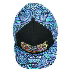 Chris Dyer Rainbow Serpent Blue Snapback Hat