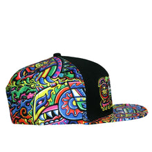 Load image into Gallery viewer, Chris Dyer Rainbow Serpent Red Snapback Hat
