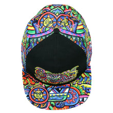 Load image into Gallery viewer, Chris Dyer Rainbow Serpent Red Snapback Hat
