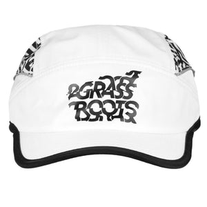 Neon Glitch White 7 Panel Zipperback Hat