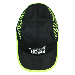 Neon Glitch Black 7 Panel Zipperback Hat