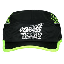 Load image into Gallery viewer, Neon Glitch Black 7 Panel Zipperback Hat
