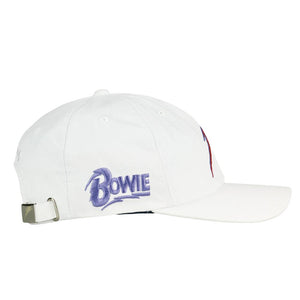 David Bowie Bolt White Dad Hat