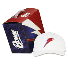 Load image into Gallery viewer, David Bowie Bolt White Dad Hat
