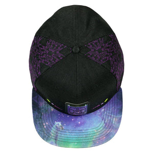 David Bowie Stars Purple Galaxy Snapback Hat