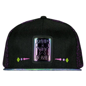 David Bowie Stars Purple Galaxy Snapback Hat