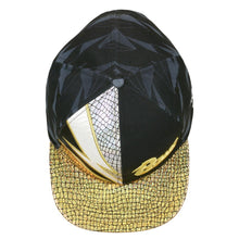 Load image into Gallery viewer, David Bowie Rhinestone Black Snapback Hat
