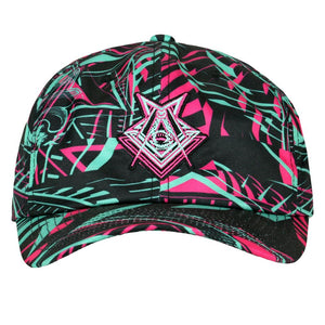 Secret Society V2 Green Pink Dad Hat