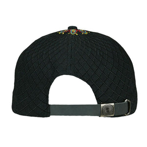 Adam Reetz Black Orange Strapback Hat