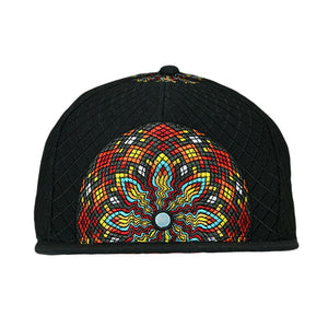 Adam Reetz Black Orange Strapback Hat