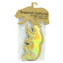 Load image into Gallery viewer, Gold Holographic Removable Bear Patch
