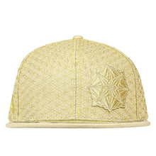 Load image into Gallery viewer, Laser Guided Visions 2020 Gold Snapback Hat
