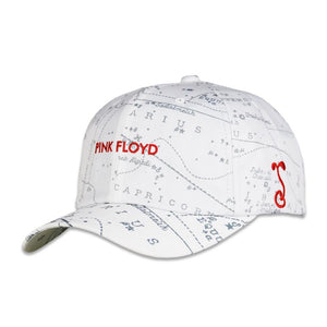 Pink Floyd Dark Side of the Moon White Dad Hat