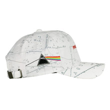 Load image into Gallery viewer, Pink Floyd Dark Side of the Moon White Dad Hat
