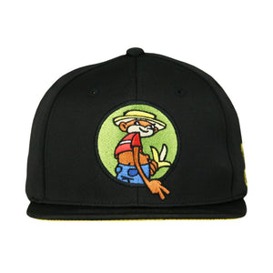 Johnny Chimpo Dri-Bear Black Pro Fit Snapback Hat