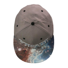 Load image into Gallery viewer, Sunsquabi Galaxy Gray Snapback Hat
