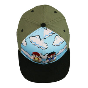 Cheech and Chong Super Bario Bros Green Snapback Hat