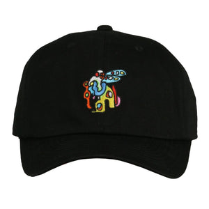 Jerry Garcia Space Container Bird Black Dad Hat