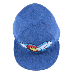Colorado Mosaic Bear Navy Fitted